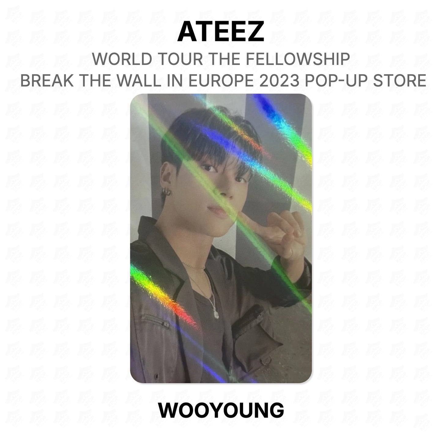ATEEZ WORLD TOUR THE FELLOWSHIP : BREAK THE WALL IN EUROPE 2023 POP-UP STORE Official Photocard