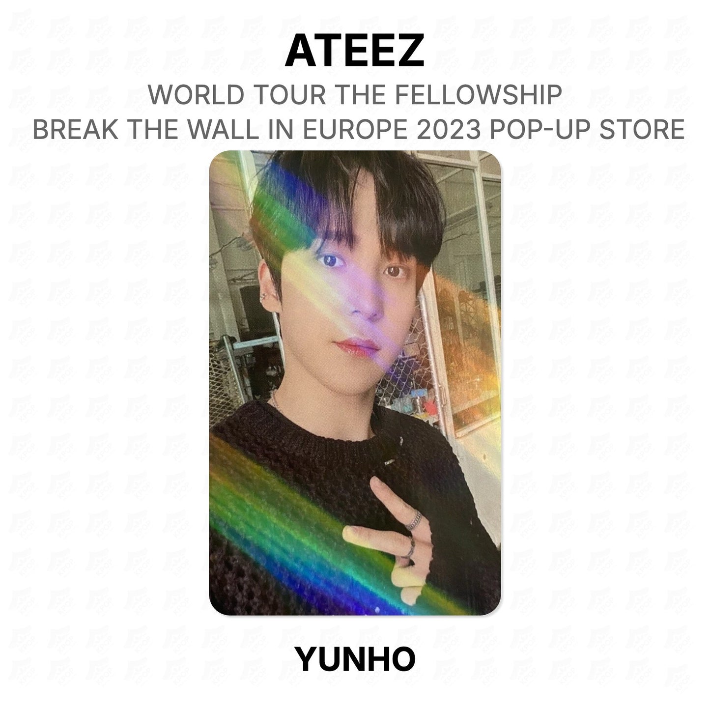 ATEEZ WORLD TOUR THE FELLOWSHIP : BREAK THE WALL IN EUROPE 2023 POP-UP STORE Official Photocard