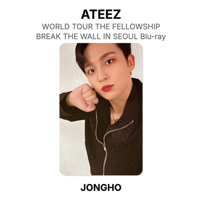 ATEEZ WORLD TOUR THE FELLOWSHIP : BREAK THE WALL IN SEOUL Blu-ray Offizielle Fotokarte