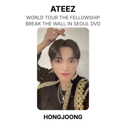 ATEEZ WORLD TOUR THE FELLOWSHIP : BREAK THE WALL IN SEOUL DVD Official Photocard