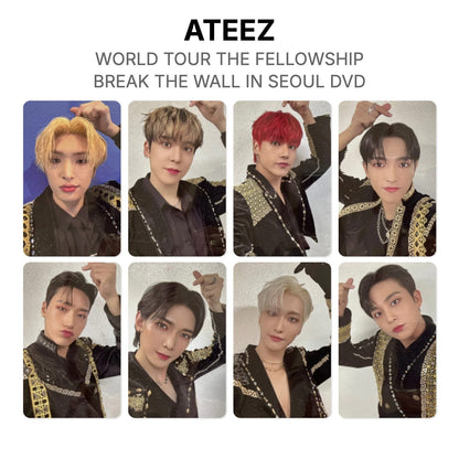 ATEEZ WORLD TOUR THE FELLOWSHIP : BREAK THE WALL IN SEOUL DVD Official Photocard