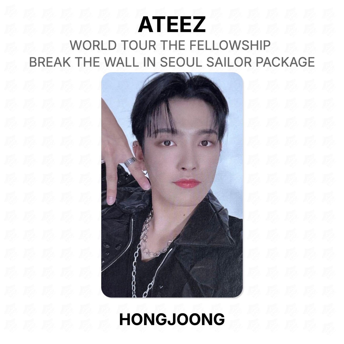 ATEEZ WORLD TOUR THE FELLOWSHIP : BREAK THE WALL IN SEOUL SAILOR PACKAGE Official Photocard