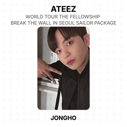 ATEEZ WORLD TOUR THE FELLOWSHIP : BREAK THE WALL IN SEOUL SAILOR PACKAGE Official Photocard