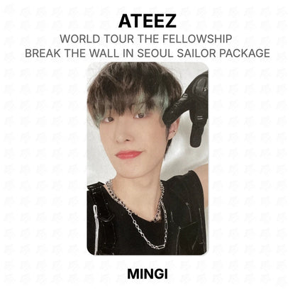 ATEEZ WORLD TOUR THE FELLOWSHIP : BREAK THE WALL IN SEOUL SAILOR PACKAGE Official Photocard
