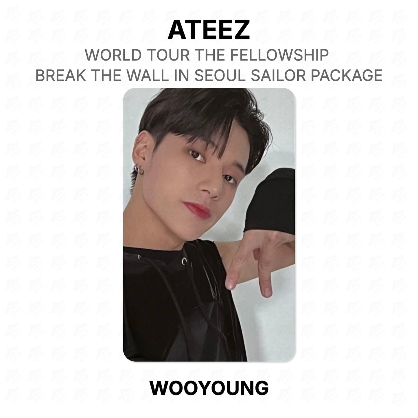 ATEEZ WORLD TOUR THE FELLOWSHIP : BREAK THE WALL IN SEOUL SAILOR PACKAGE Official Photocard