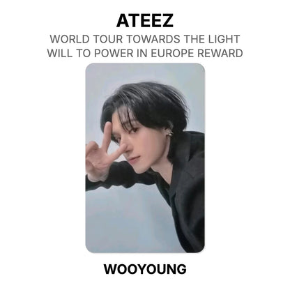 ATEEZ WORLD TOUR TOWARDS THE LIGHT : WILL TO POWER IN EUROPE REWARD Official Photocard