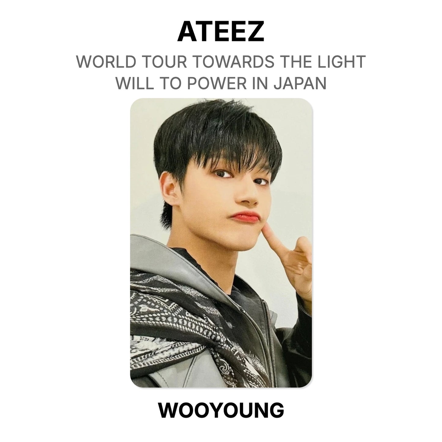 ATEEZ WORLD TOUR TOWARDS THE LIGHT : WILL TO POWER IN JAPAN Official Photocard