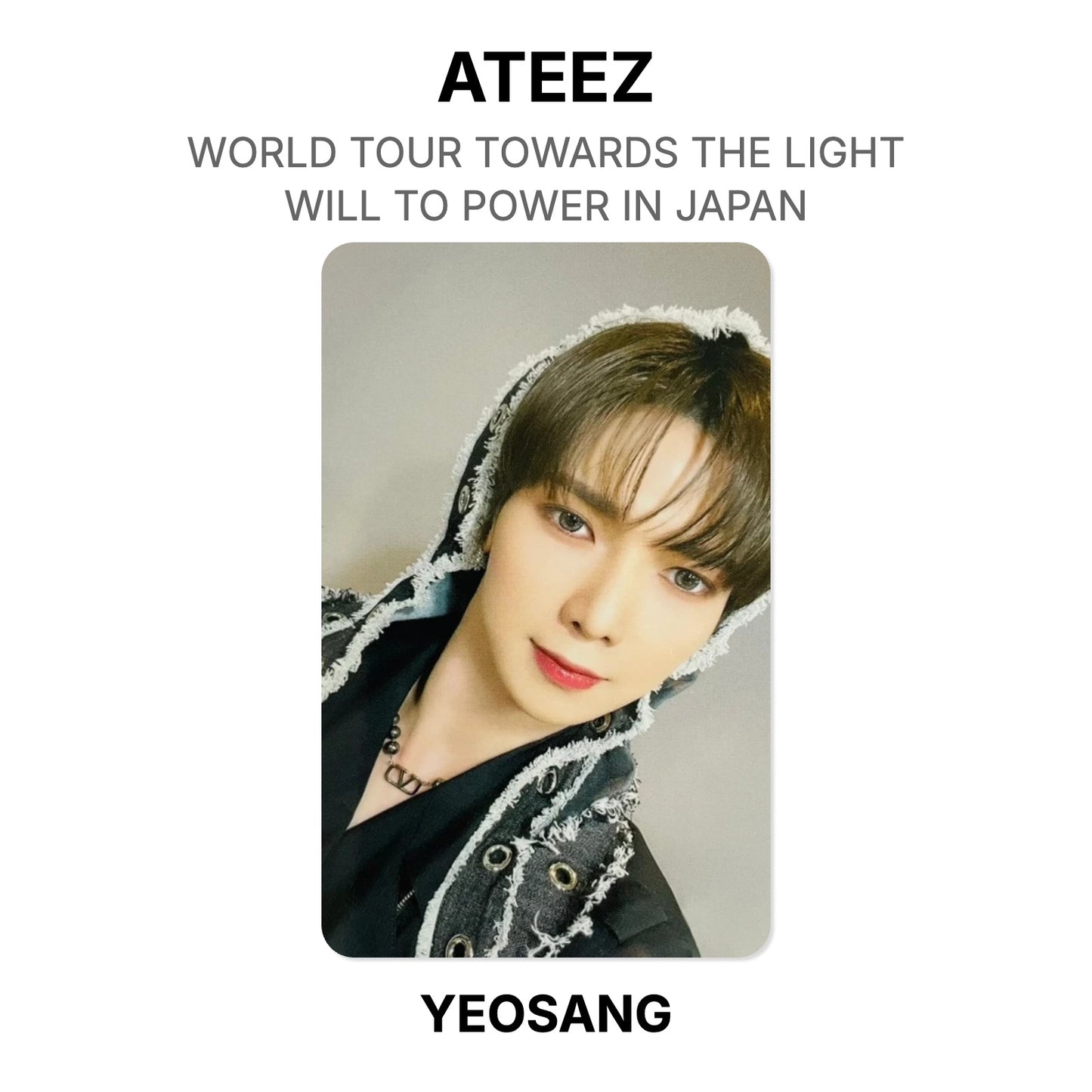 ATEEZ WORLD TOUR TOWARDS THE LIGHT : WILL TO POWER IN JAPAN Official Photocard