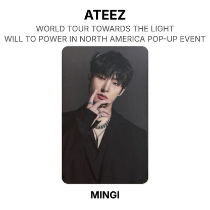 ATEEZ WORLD TOUR TOWARDS THE LIGHT : WILL TO POWER IN NORTH AMERICA POP-UP EVENT Offizielle Fotokarte