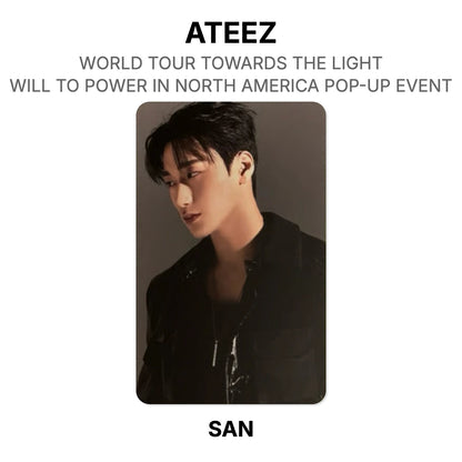 ATEEZ WORLD TOUR TOWARDS THE LIGHT : WILL TO POWER IN NORTH AMERICA POP-UP EVENT Offizielle Fotokarte