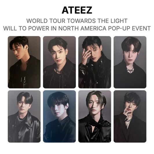 ATEEZ WORLD TOUR TOWARDS THE LIGHT : WILL TO POWER IN NORTH AMERICA POP-UP EVENT Official Photocard