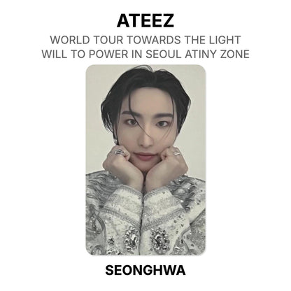 ATEEZ WORLD TOUR TOWARDS THE LIGHT : WILL TO POWER IN SEOUL ATINY ZONE Official Photocard