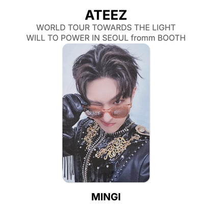 ATEEZ WORLD TOUR TOWARDS THE LIGHT : WILL TO POWER IN SEOUL fromm BOOTH Official Photocard