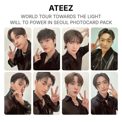 ATEEZ WORLD TOUR TOWARDS THE LIGHT : WILL TO POWER IN SEOUL PHOTOCARD PACK Offizielle Fotokarte