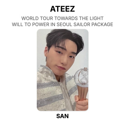 ATEEZ WORLD TOUR TOWARDS THE LIGHT : WILL TO POWER IN SEOUL SAILOR PACKAGE Official Photocard