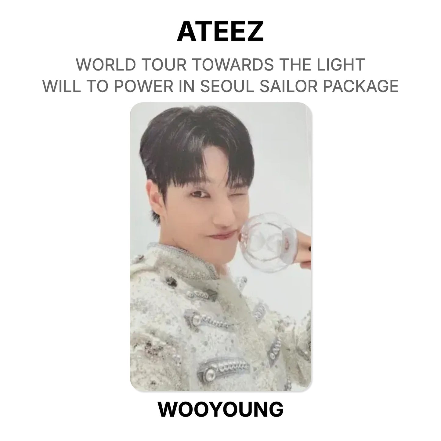 ATEEZ WORLD TOUR TOWARDS THE LIGHT : WILL TO POWER IN SEOUL SAILOR PACKAGE Official Photocard