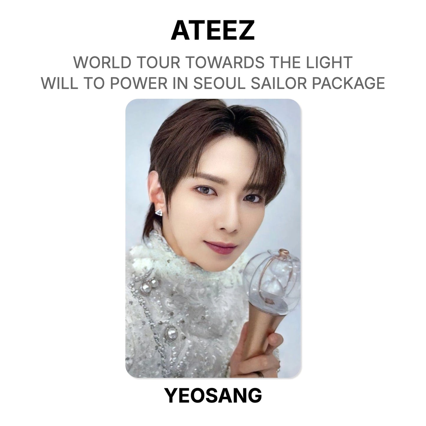 ATEEZ WORLD TOUR TOWARDS THE LIGHT : WILL TO POWER IN SEOUL SAILOR PACKAGE Official Photocard