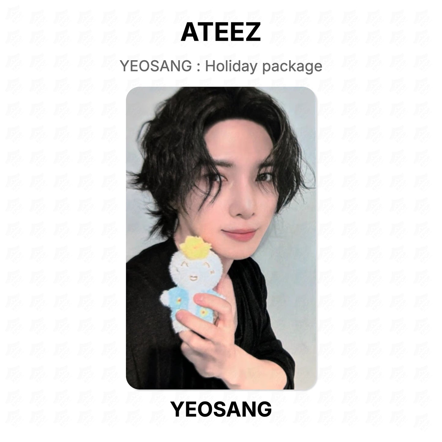 ATEEZ YEOSANG : Holiday package Official Photocard