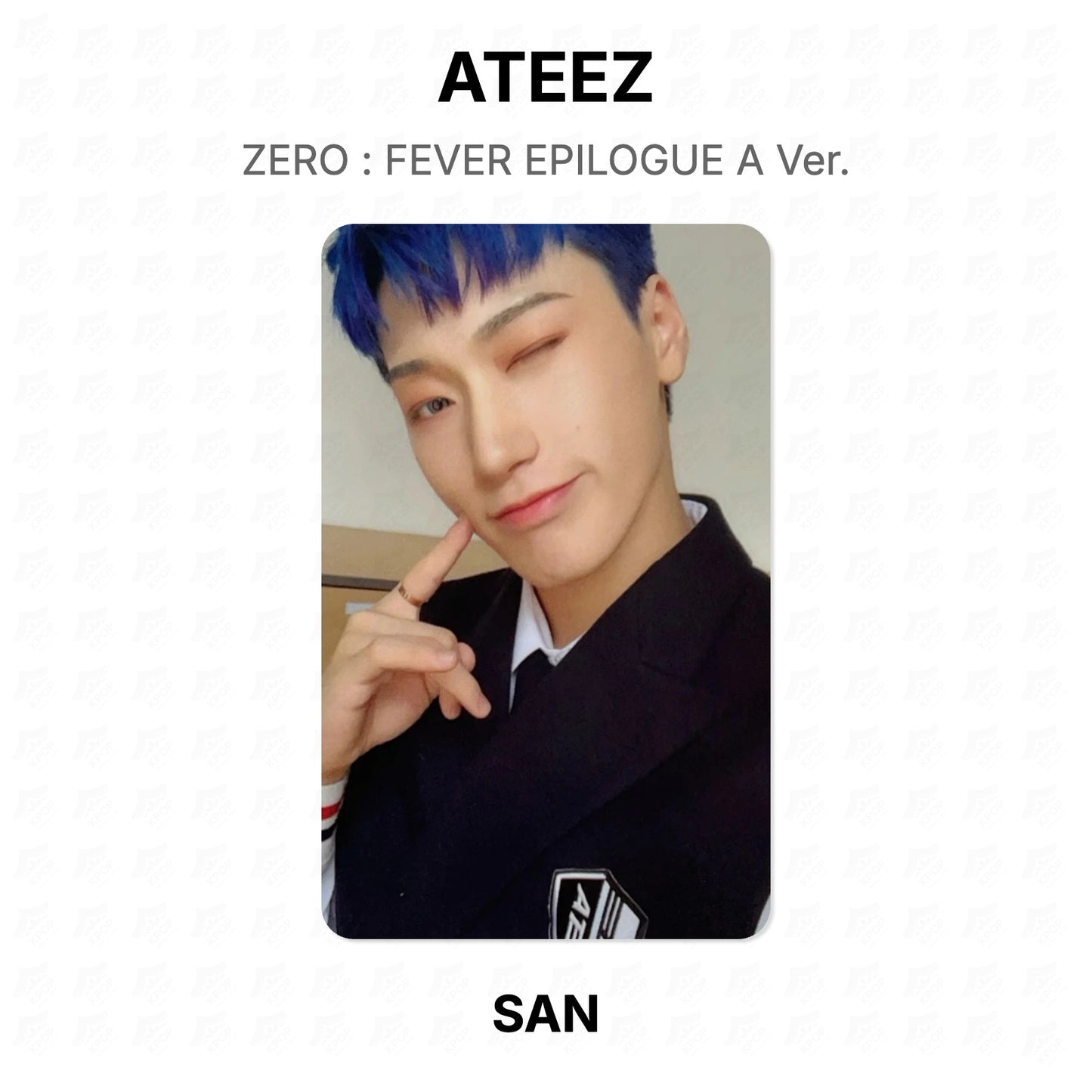ATEEZ ZERO : FEVER EPILOGUE A Ver. Official Photocard