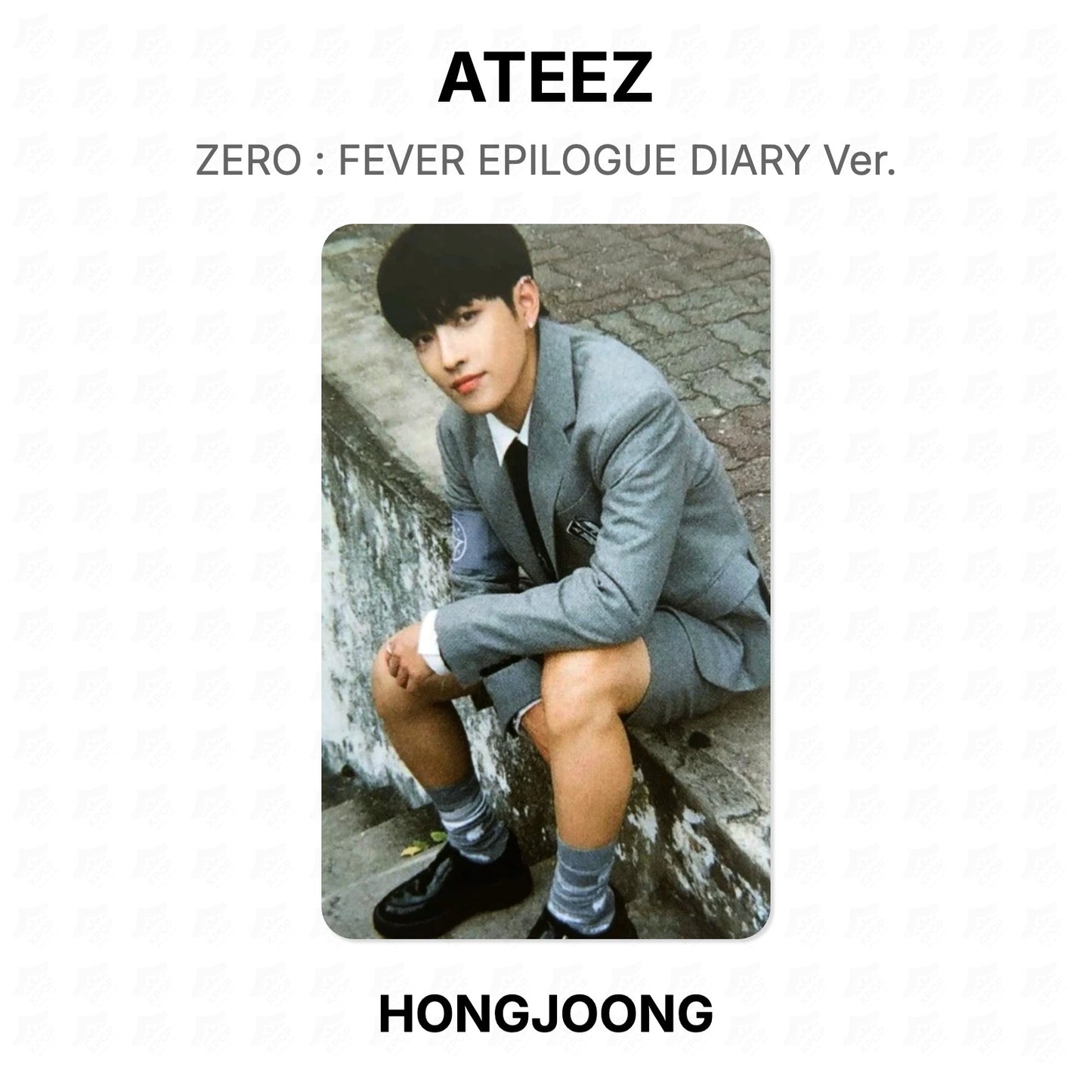 ATEEZ ZERO : FEVER EPILOGUE DIARY Ver. Official Photocard