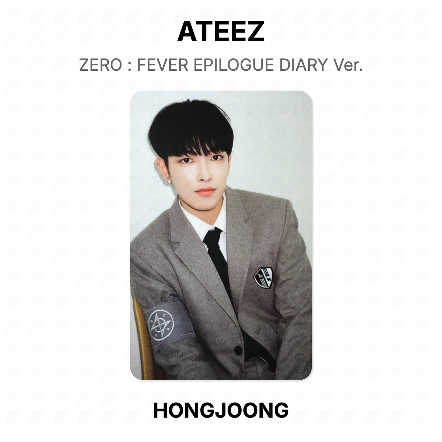ATEEZ ZERO : FEVER EPILOGUE DIARY Ver. Official Photocard