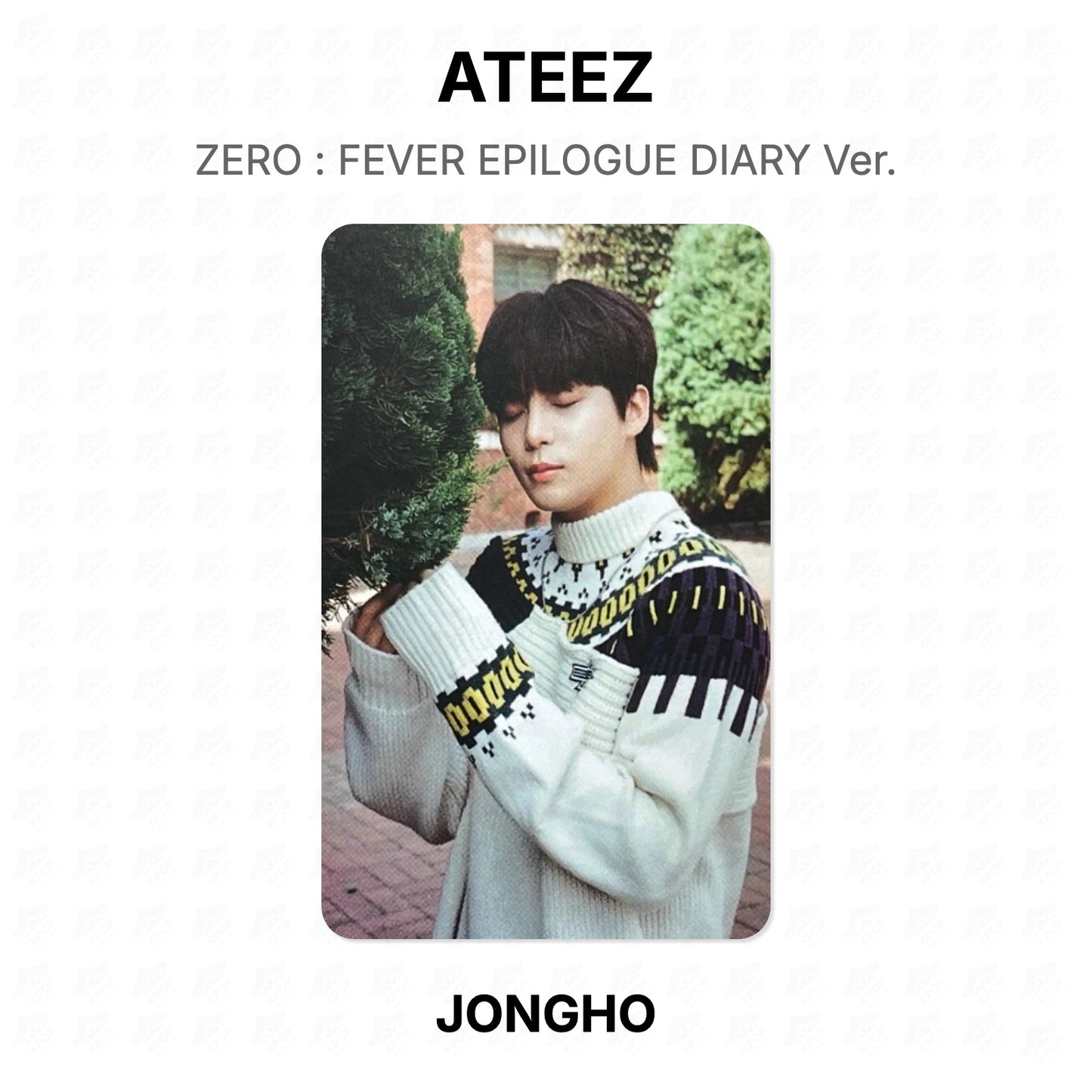 ATEEZ ZERO : FEVER EPILOGUE DIARY Ver. Official Photocard