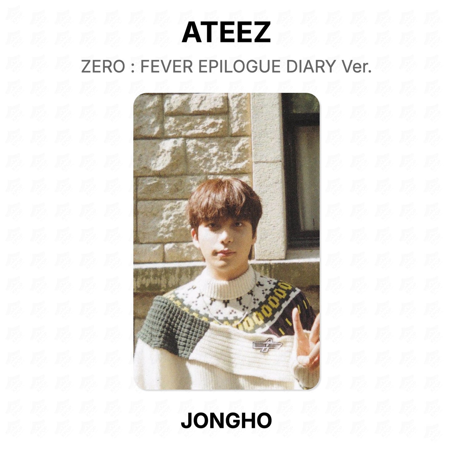 ATEEZ ZERO : FEVER EPILOGUE DIARY Ver. Official Photocard