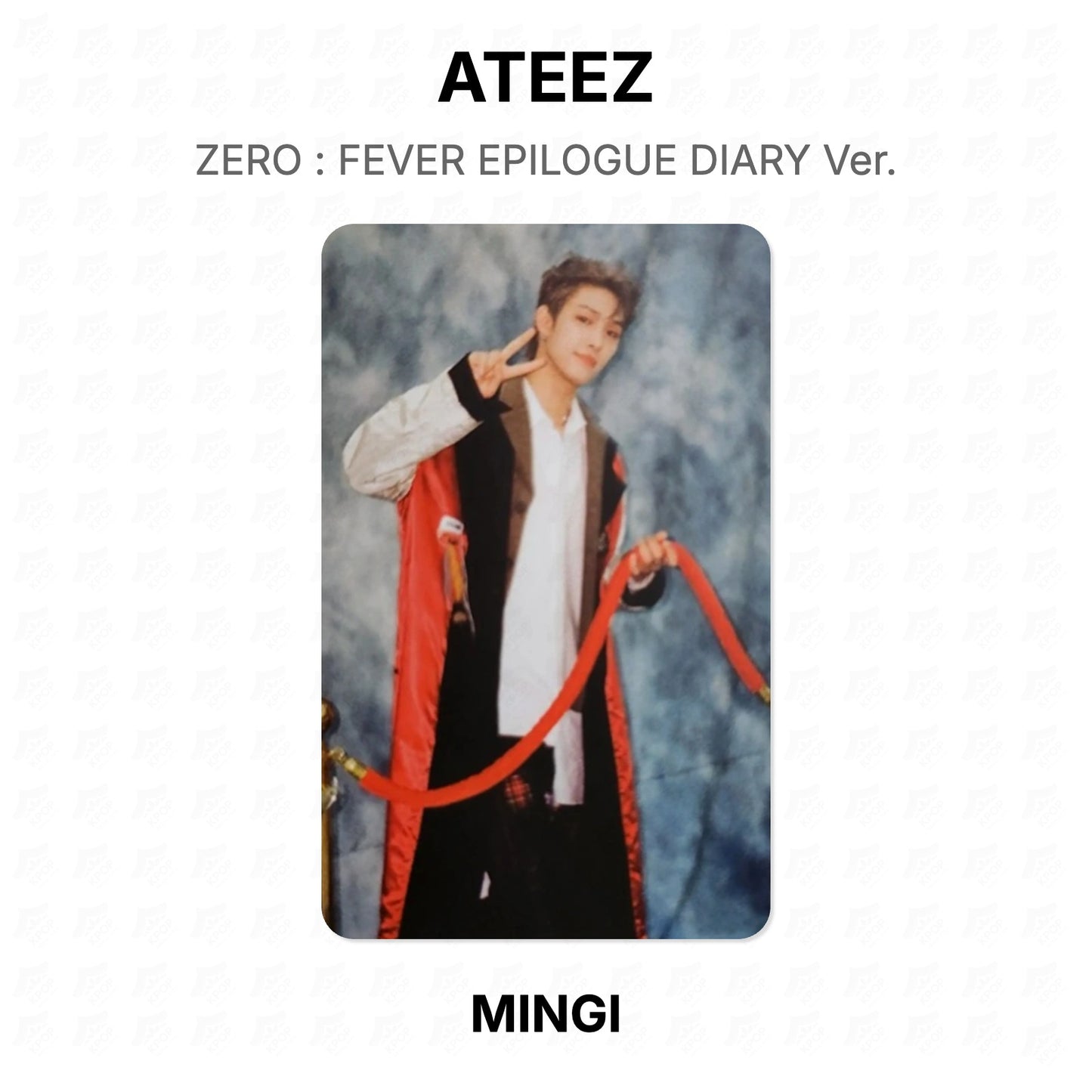 ATEEZ ZERO : FEVER EPILOGUE DIARY Ver. Official Photocard