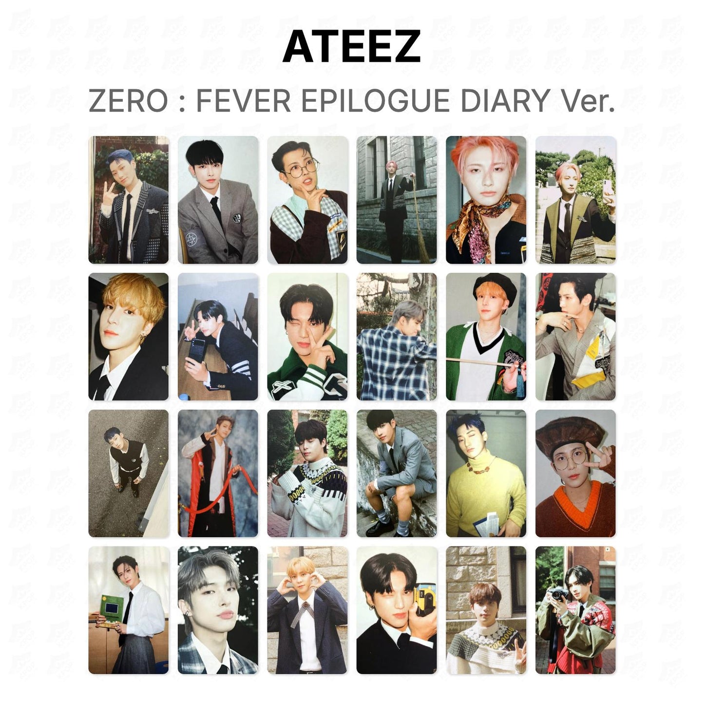 ATEEZ ZERO : FEVER EPILOGUE DIARY Ver. Official Photocard