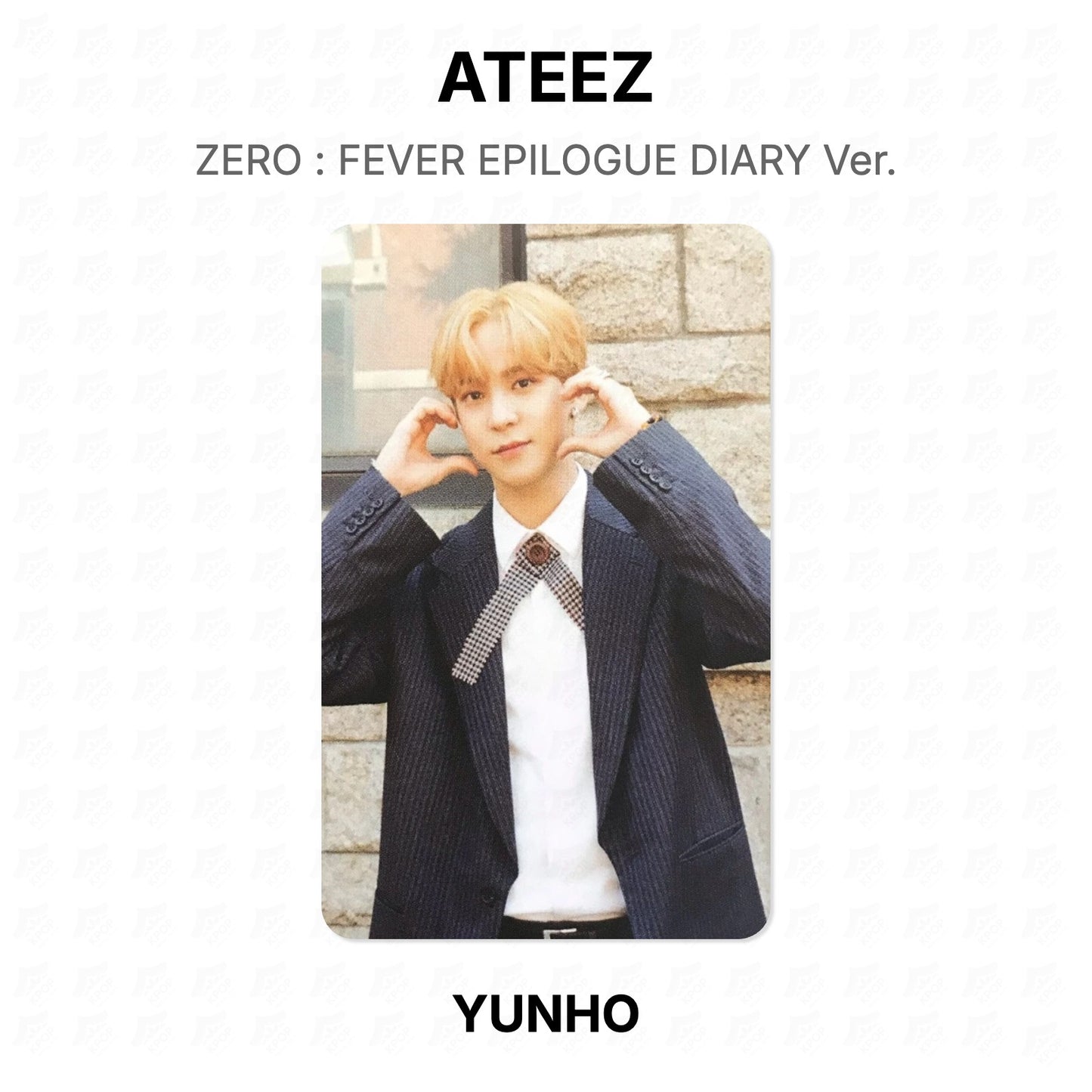 ATEEZ ZERO : FEVER EPILOGUE DIARY Ver. Official Photocard