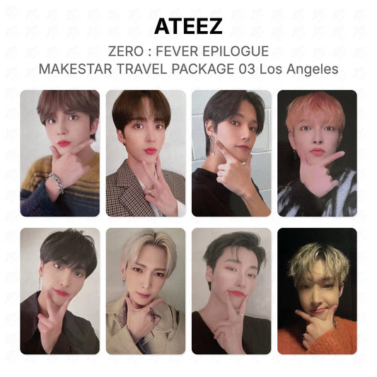 ATEEZ ZERO : FEVER EPILOGUE MAKESTAR TRAVEL PACKAGE 03 Los Angeles Official Photocard