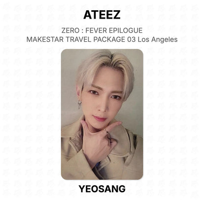 ATEEZ ZERO : FEVER EPILOGUE MAKESTAR TRAVEL PACKAGE 03 Los Angeles Official Photocard