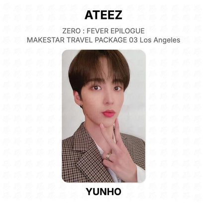 ATEEZ ZERO : FEVER EPILOGUE MAKESTAR TRAVEL PACKAGE 03 Los Angeles Official Photocard