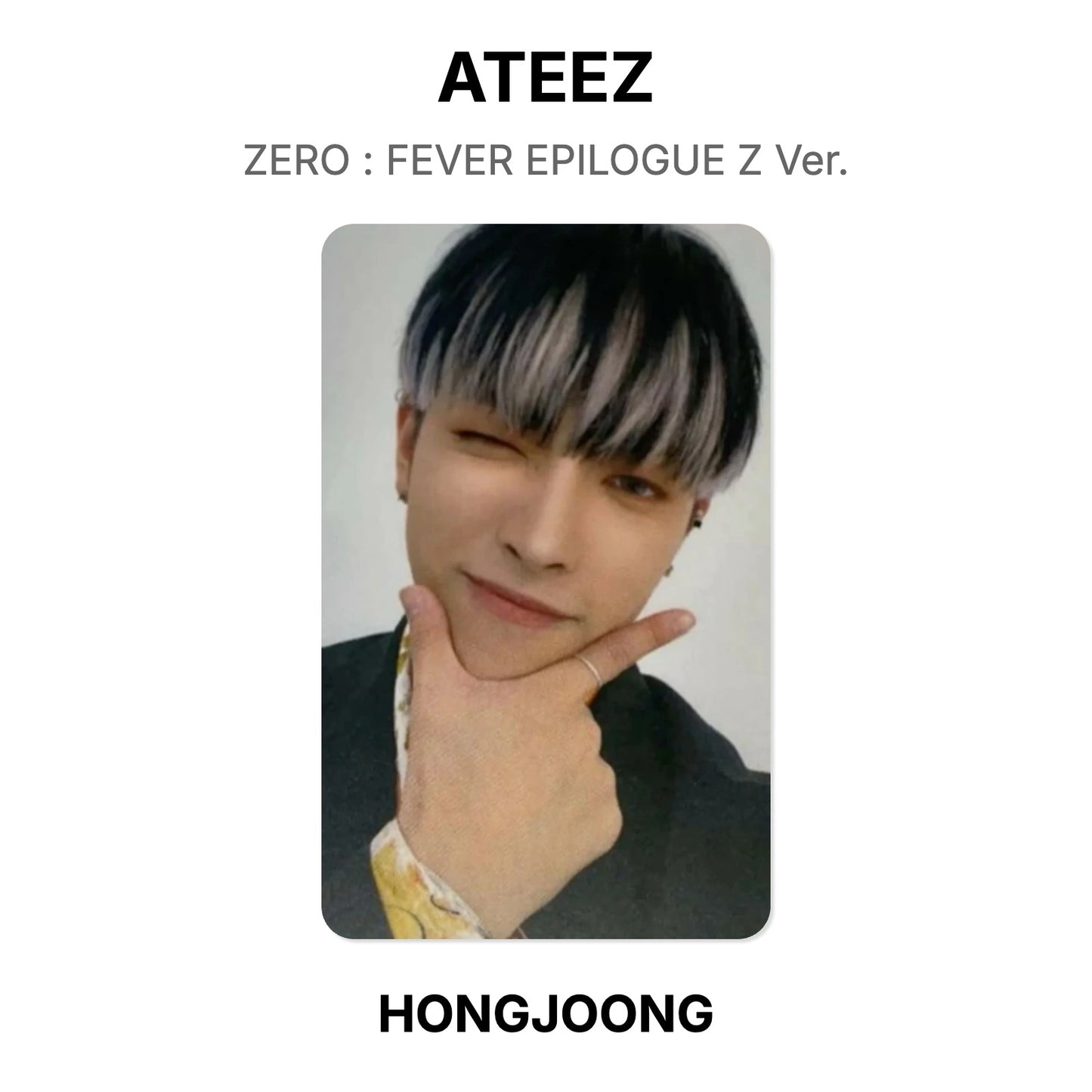 ATEEZ ZERO : FEVER EPILOGUE Z Ver. Official Photocard