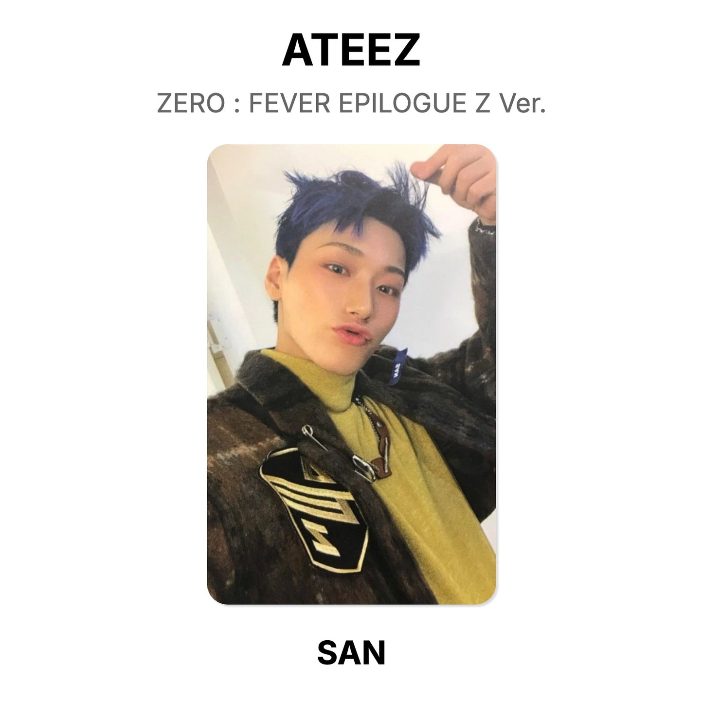 ATEEZ ZERO : FEVER EPILOGUE Z Ver. Official Photocard