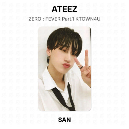 ATEEZ ZERO : FEVER Part.1 KTOWN4U Official Photocard