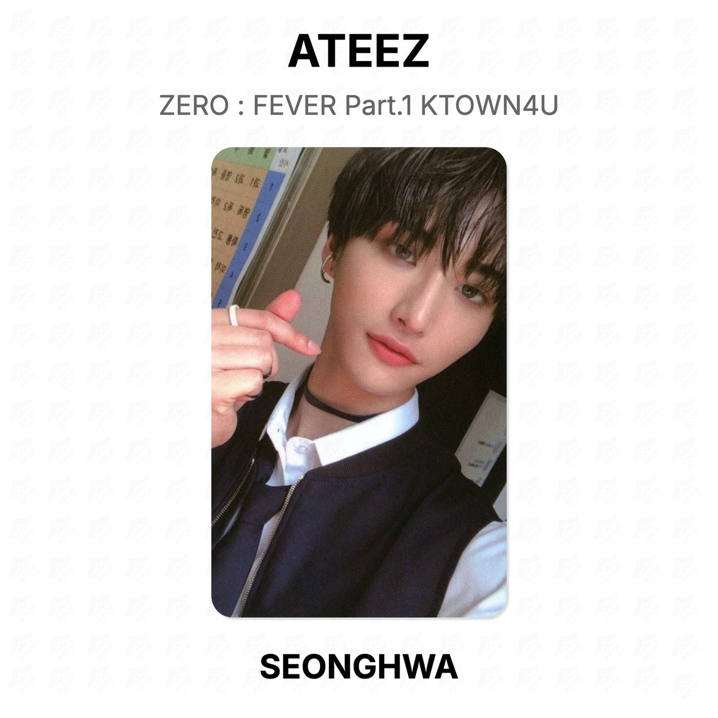 ATEEZ ZERO : FEVER Part.1 KTOWN4U Official Photocard