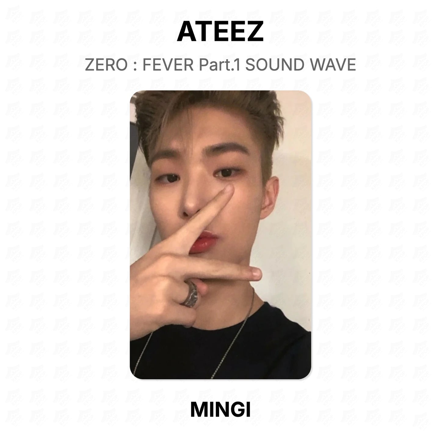 ATEEZ ZERO : FEVER Part.1 SOUND WAVE Official Photocard