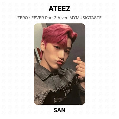 ATEEZ ZERO : FEVER Part.2 A ver. MYMUSICTASTE Official Photocard