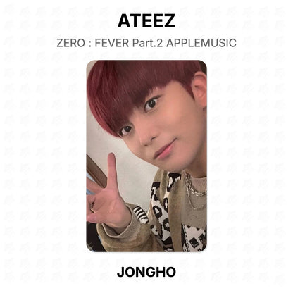 ATEEZ ZERO : FEVER Part.2 APPLEMUSIC Official Photocard