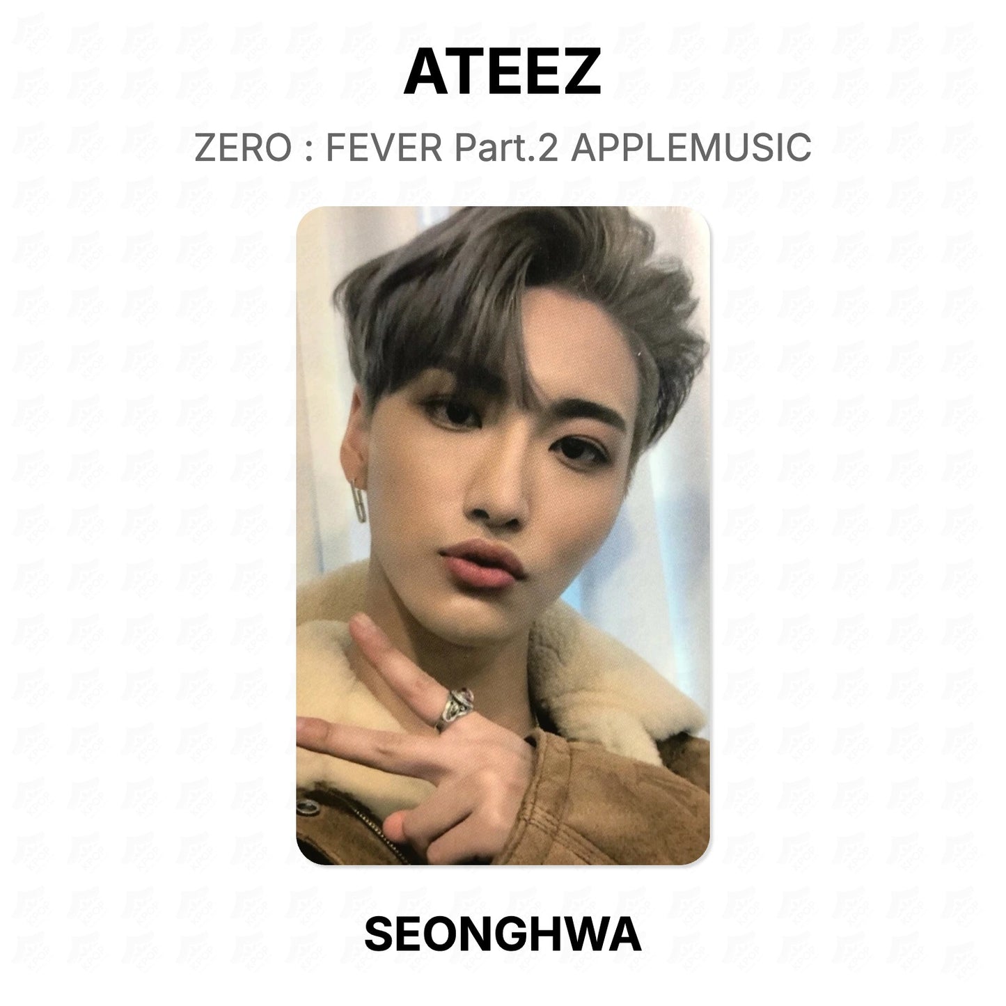 ATEEZ ZERO : FEVER Part.2 APPLEMUSIC Official Photocard