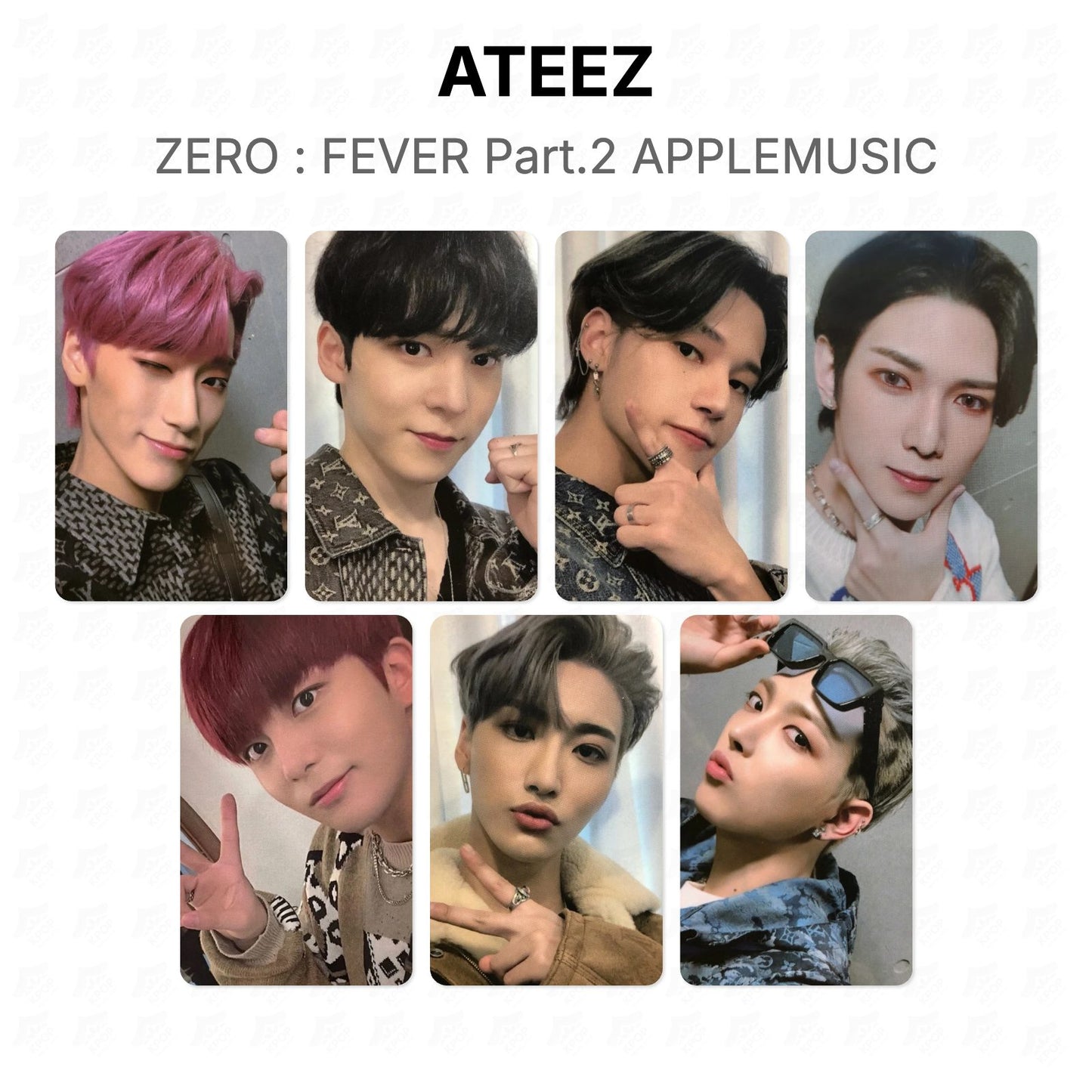 ATEEZ ZERO : FEVER Part.2 APPLEMUSIC Official Photocard