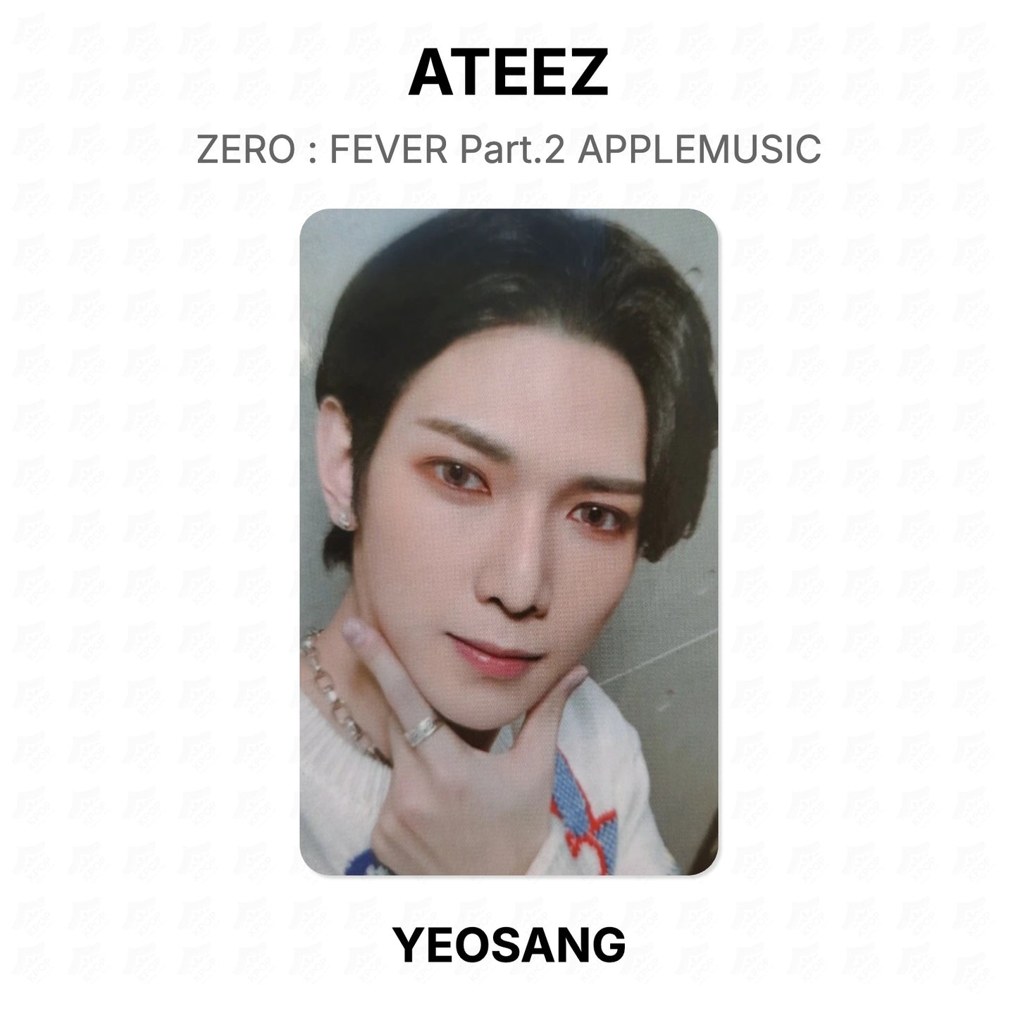 ATEEZ ZERO : FEVER Part.2 APPLEMUSIC Official Photocard