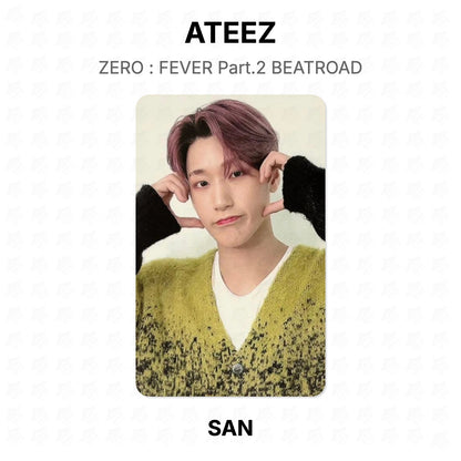ATEEZ ZERO : FEVER Part.2 BEATROAD Official Photocard
