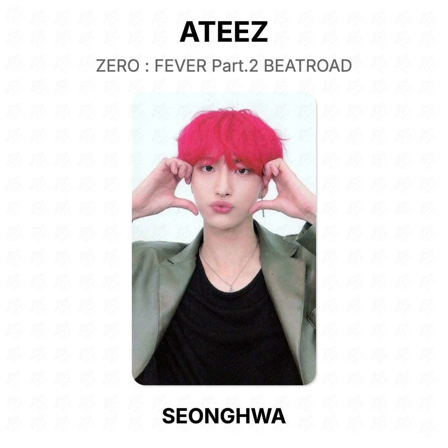ATEEZ ZERO : FEVER Part.2 BEATROAD Official Photocard