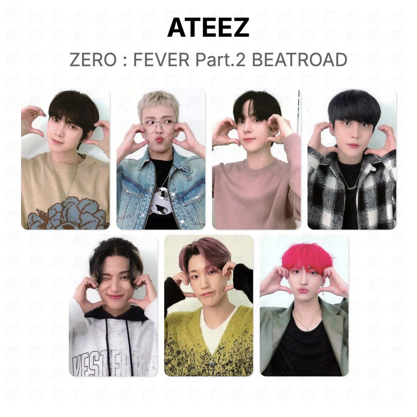 ATEEZ ZERO : FEVER Part.2 BEATROAD Official Photocard