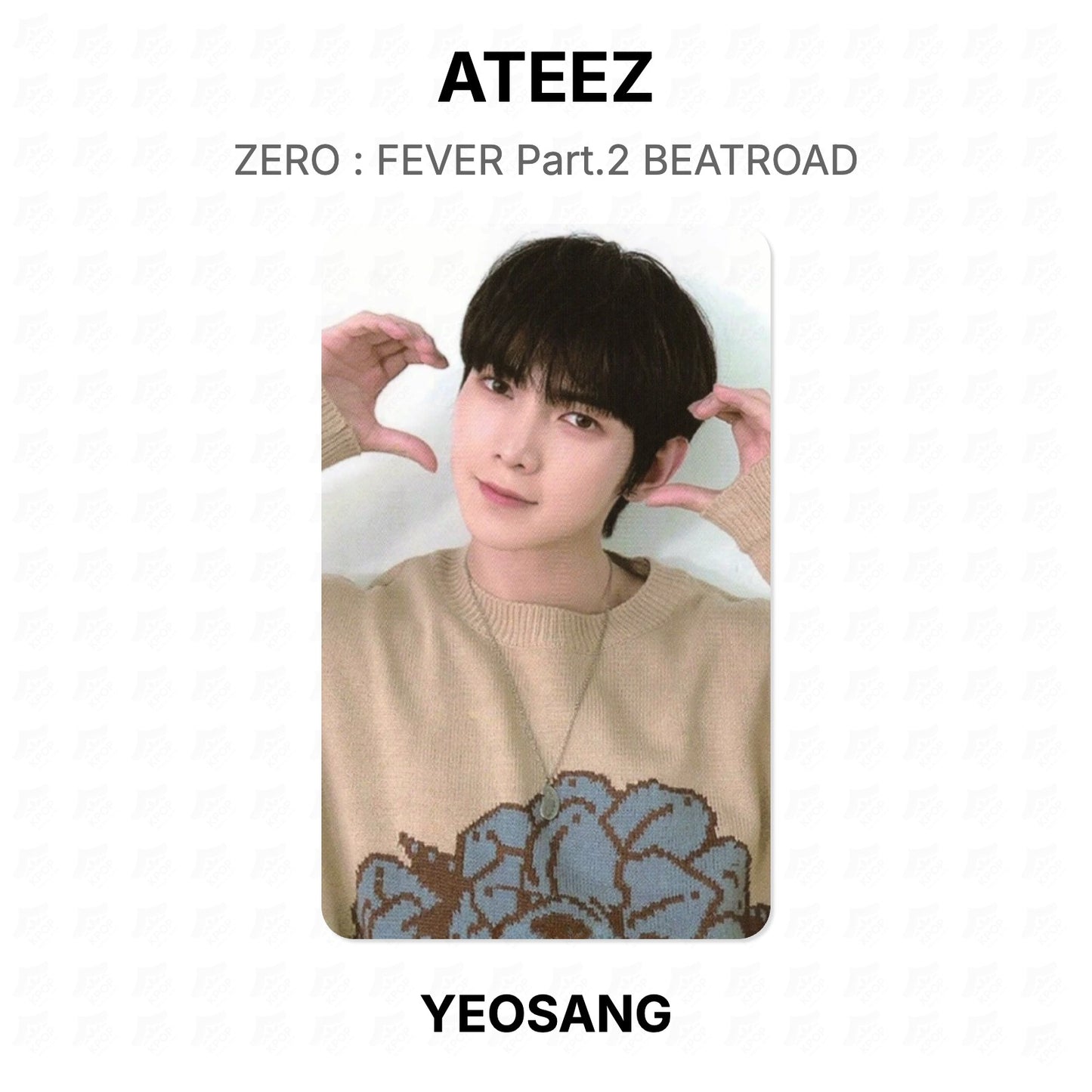 ATEEZ ZERO : FEVER Part.2 BEATROAD Official Photocard