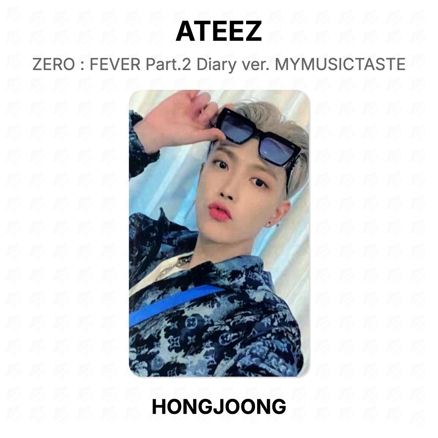 ATEEZ ZERO : FEVER Part.2 Diary ver. MYMUSICTASTE Official Photocard