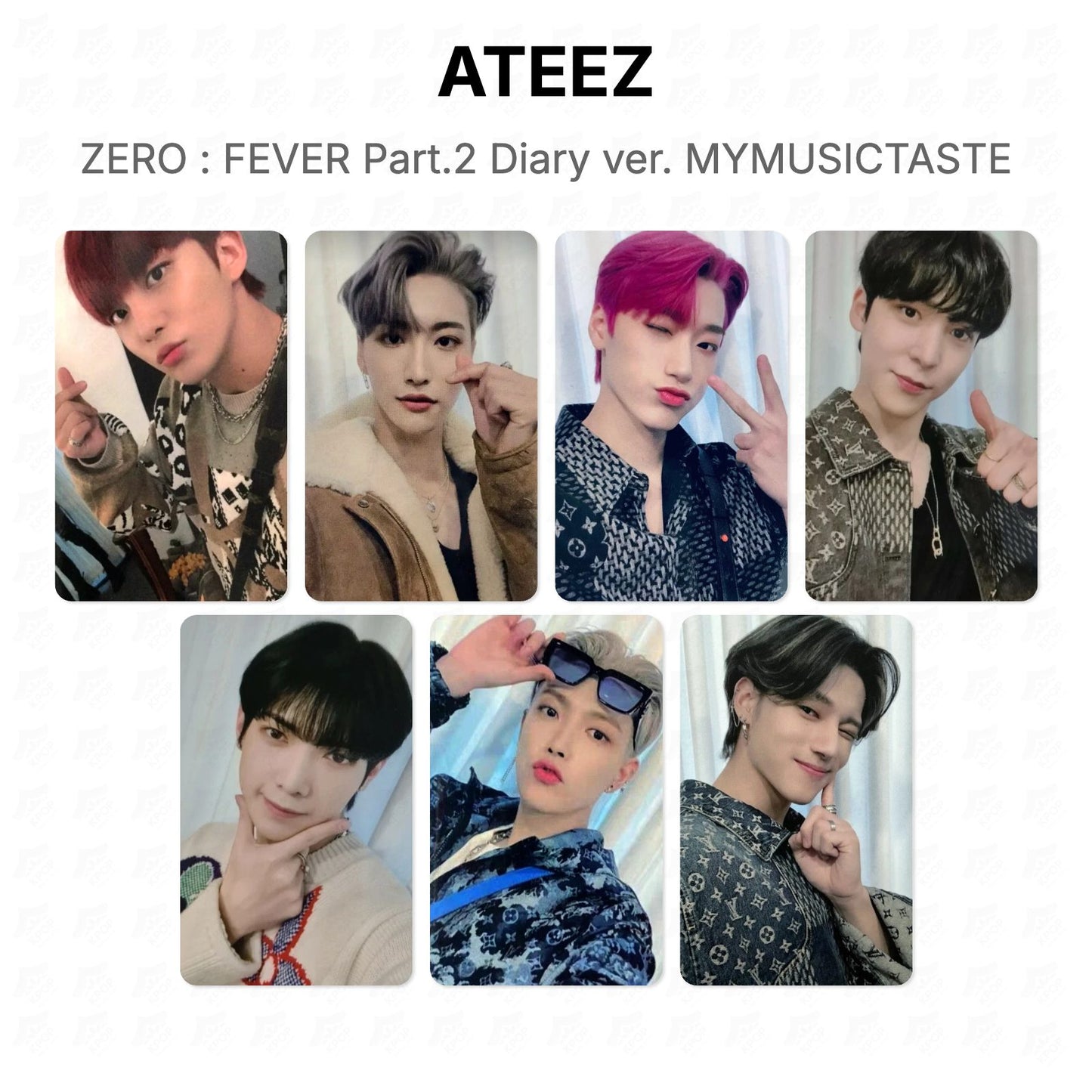 ATEEZ ZERO : FEVER Part.2 Diary ver. MYMUSICTASTE Official Photocard