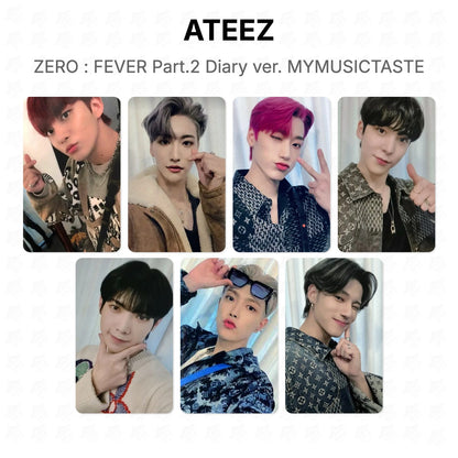 ATEEZ ZERO : FEVER Part.2 Diary ver. MYMUSICTASTE Official Photocard
